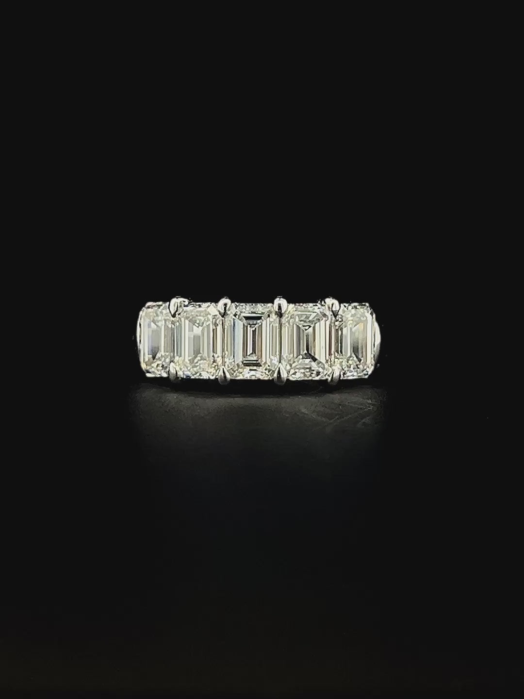 Lab grown diamond 7 stone rings