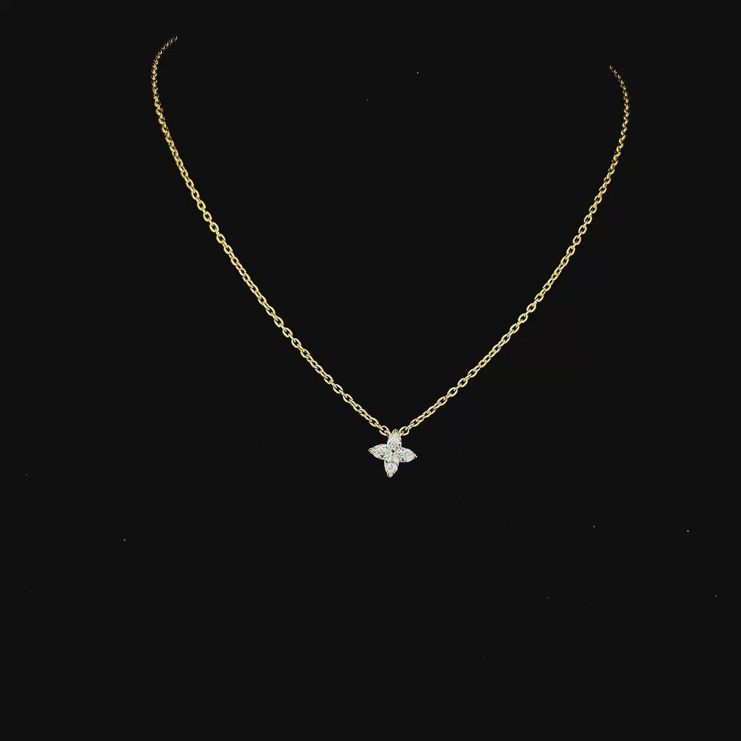 Lab grown diamond pendant