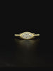 Lab grown diamond bezel ring