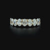Lab grown diamond 9 stone rings