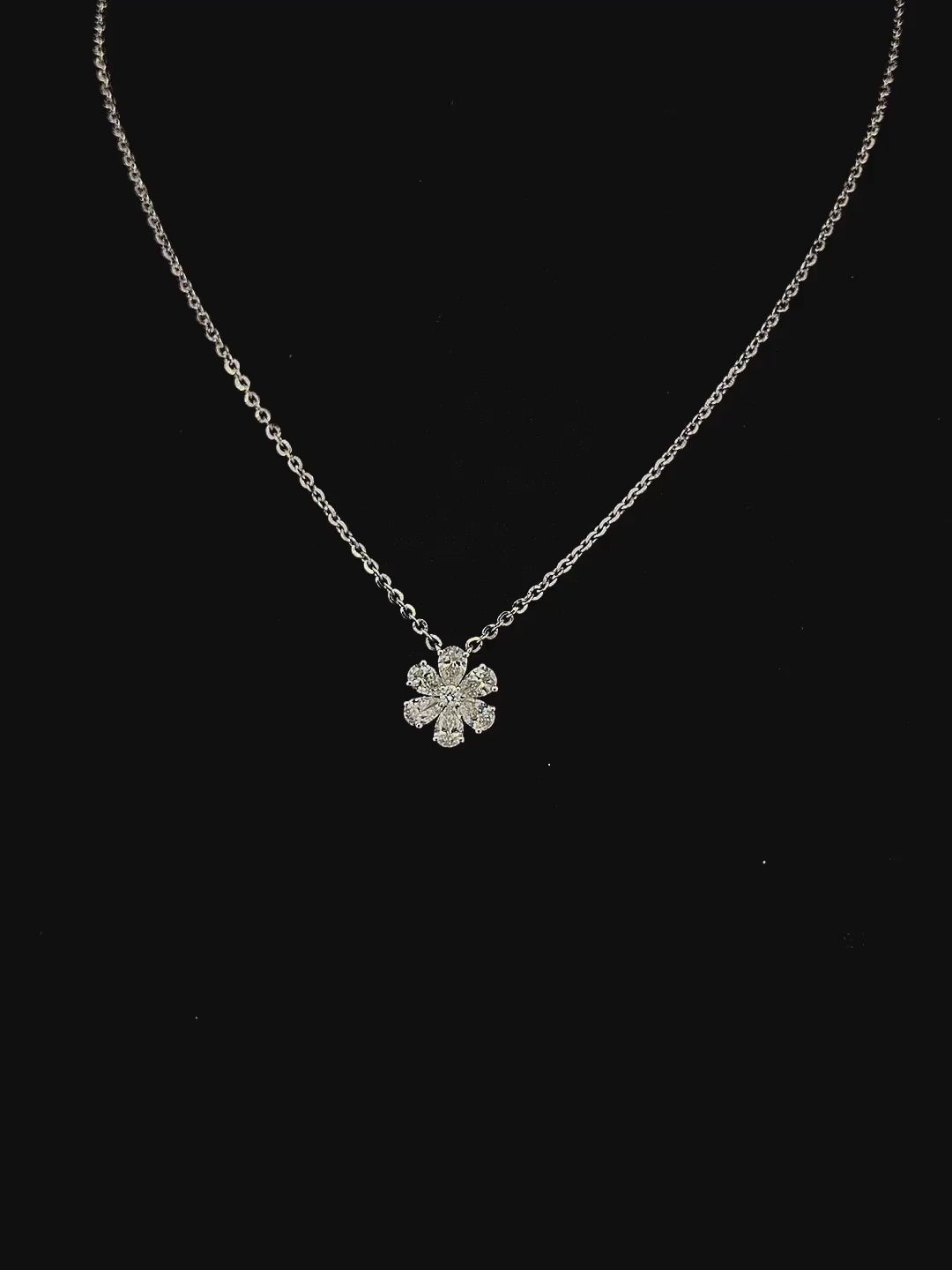 Lab grown diamond pendant
