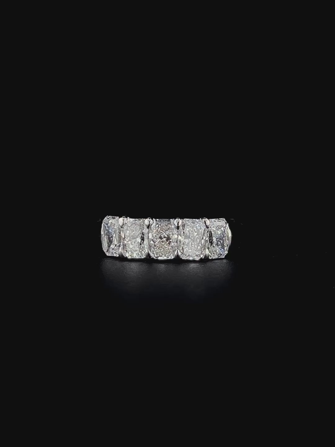 Lab grown diamond 5 stone rings
