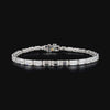 Lab grown diamond fancy shape bracelet
