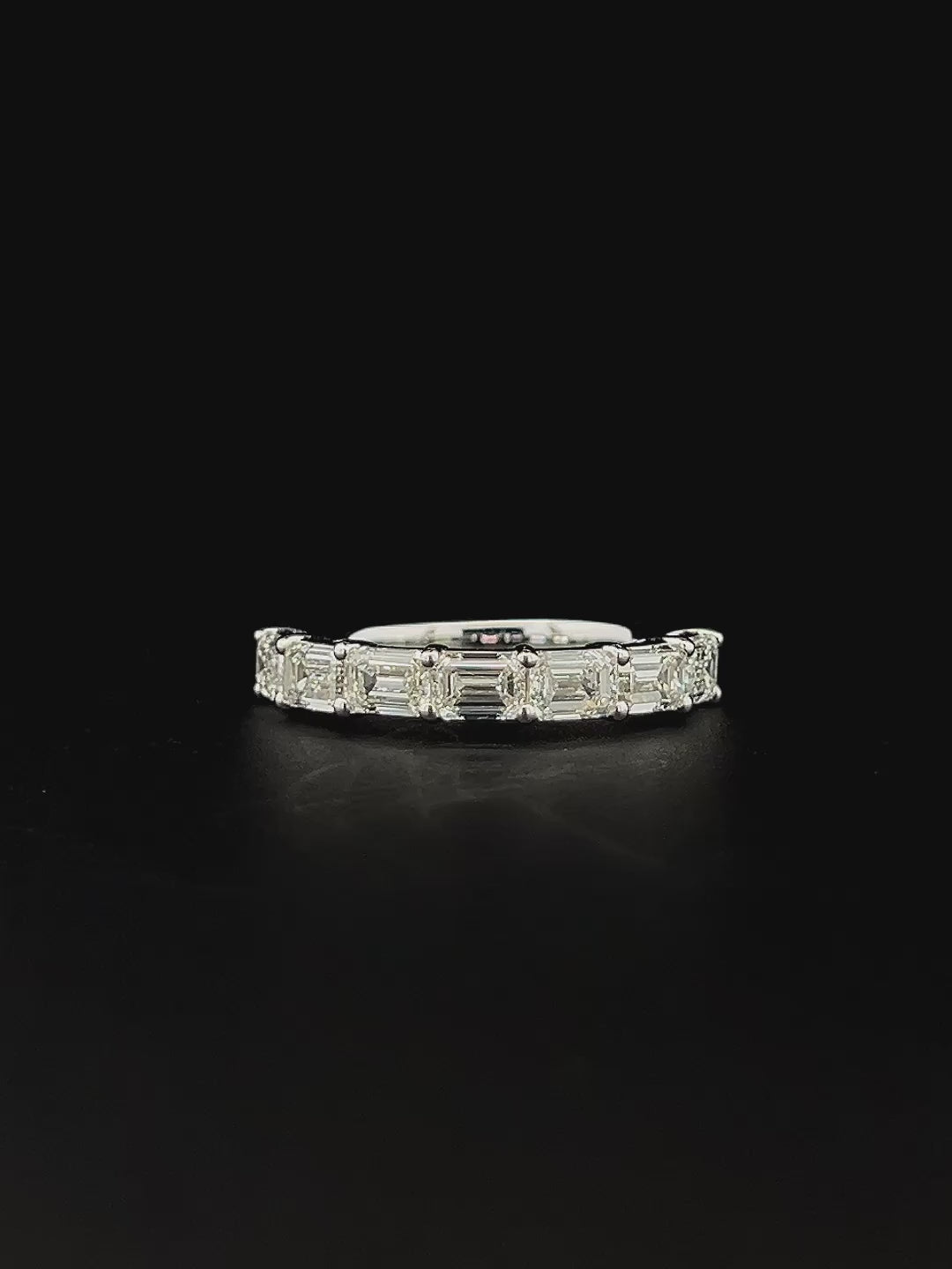 Lab grown diamond band ring