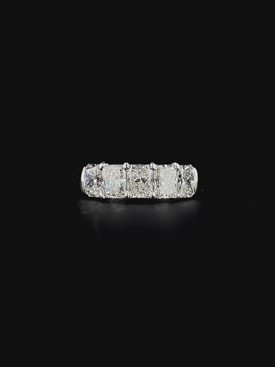 Lab grown diamond 5 stone ring