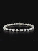 Lab grown diamond cuff bracelet
