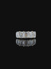 Lab grown diamond wedding band rings
