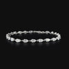 Lab grown diamond cuff bracelet