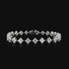 Lab grown diamond fancy shape bracelet