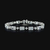 Lab grown diamond mix shape bracelet