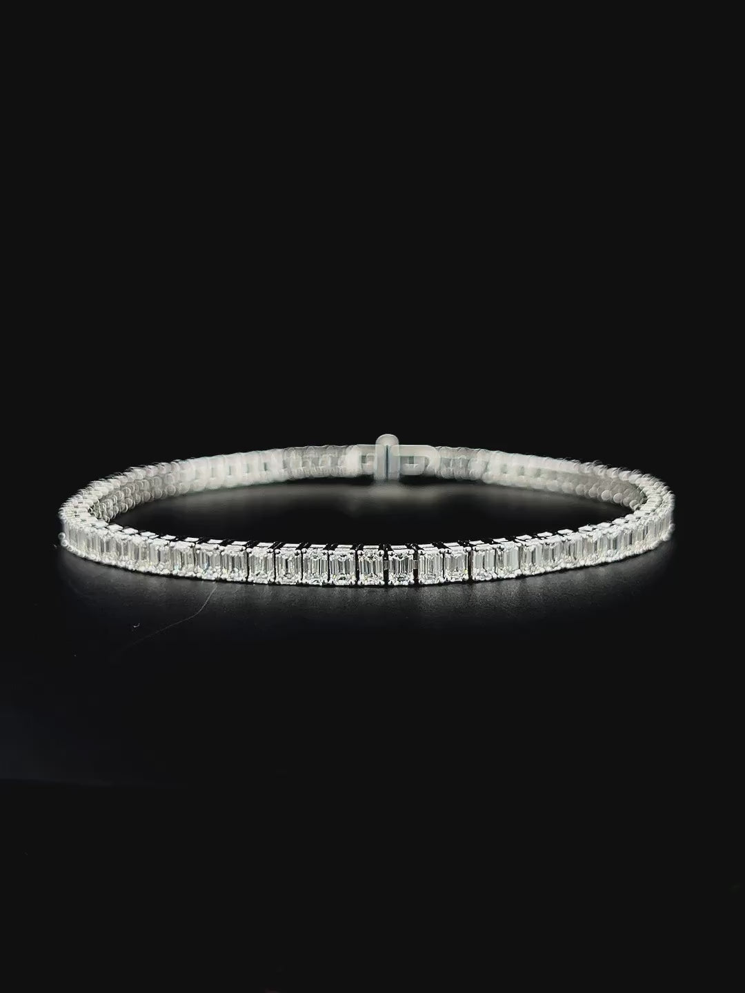 Lab grown diamond fancy shape bracelet