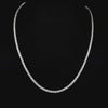 Lab grown diamond tennis necklace
