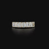 Lab grown diamond 9 stone ring