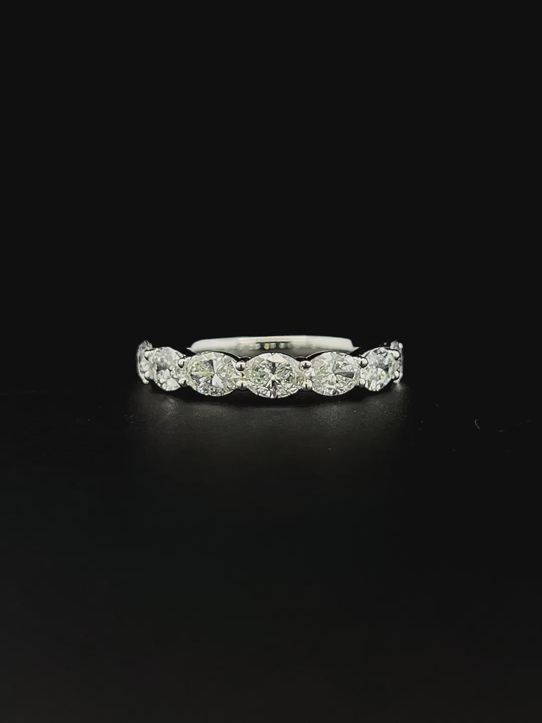 Lab grown diamond band ring