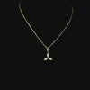 Lab grown diamond pendant