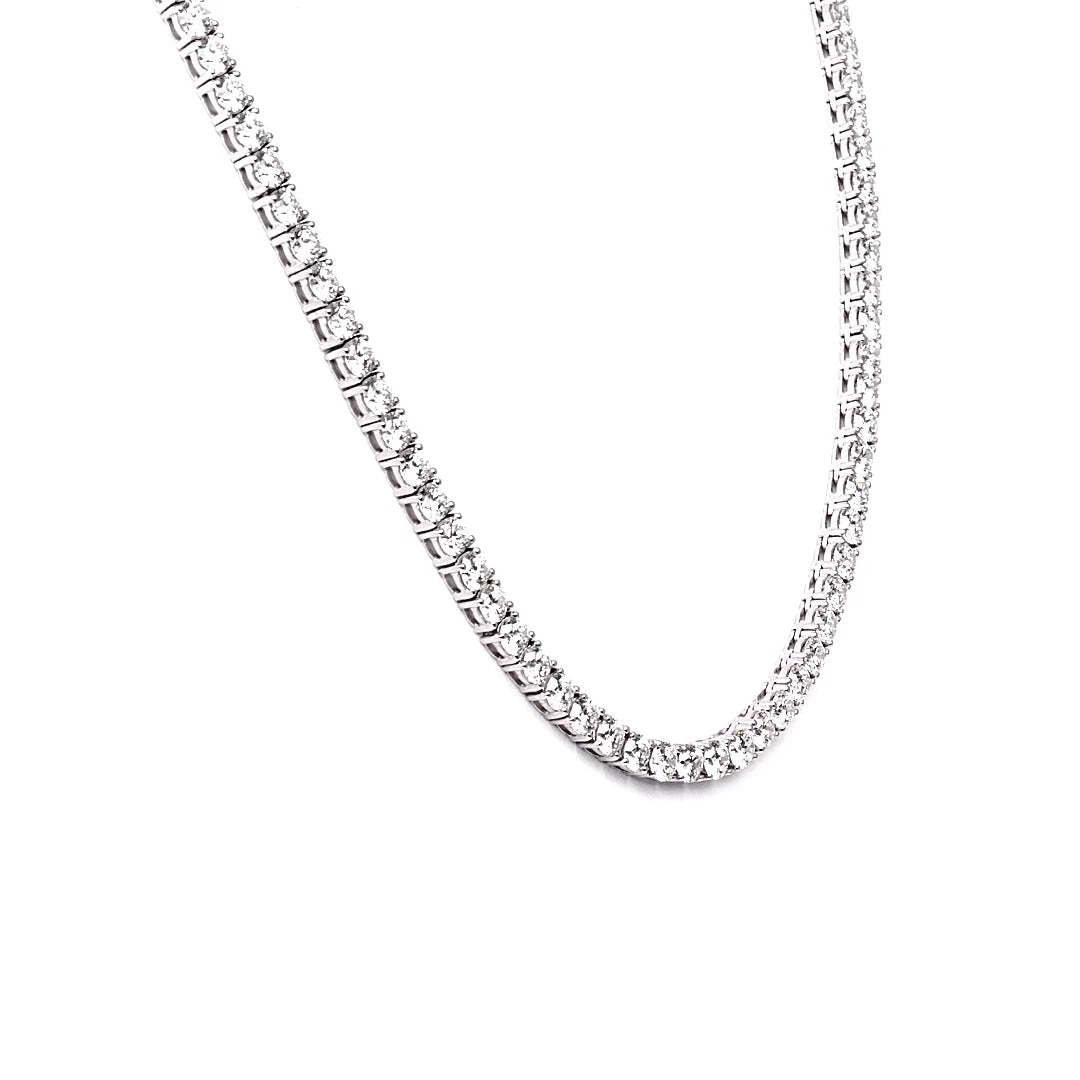 Lab Grown Diamond Tennis Necklace