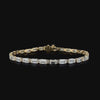 Lab grown diamond mix shape bracelet