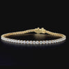 Lab grown diamond tennis bracelet