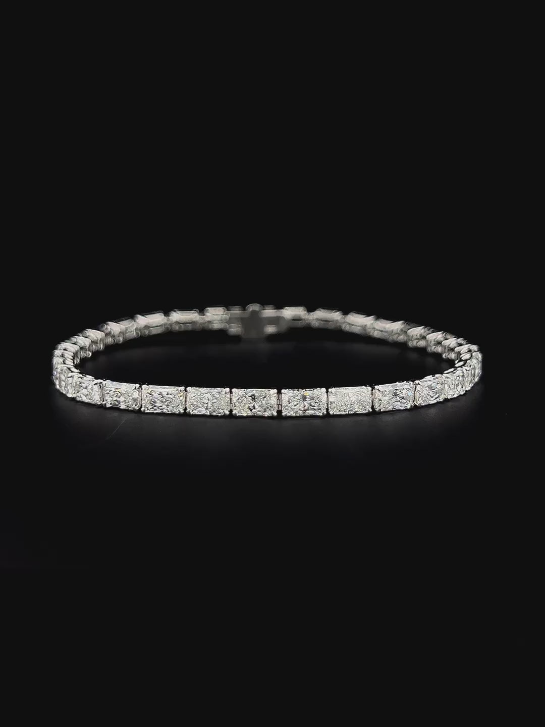 Lab grown diamond tennis bracelet