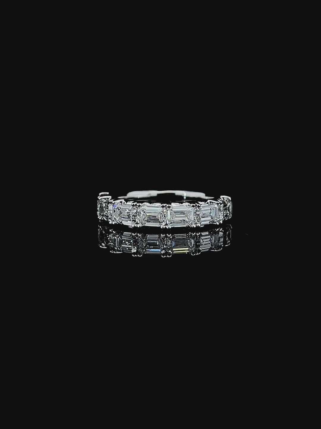 Lab grown diamond 7 stone rings