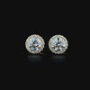 Lab grown diamond pushback stud earring