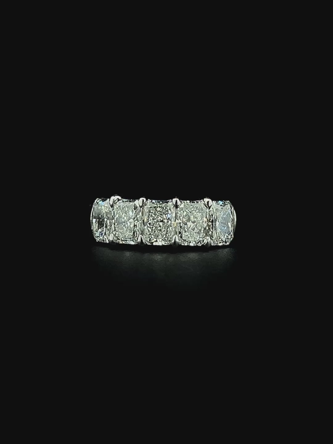 Lab grown diamond 7 stone rings