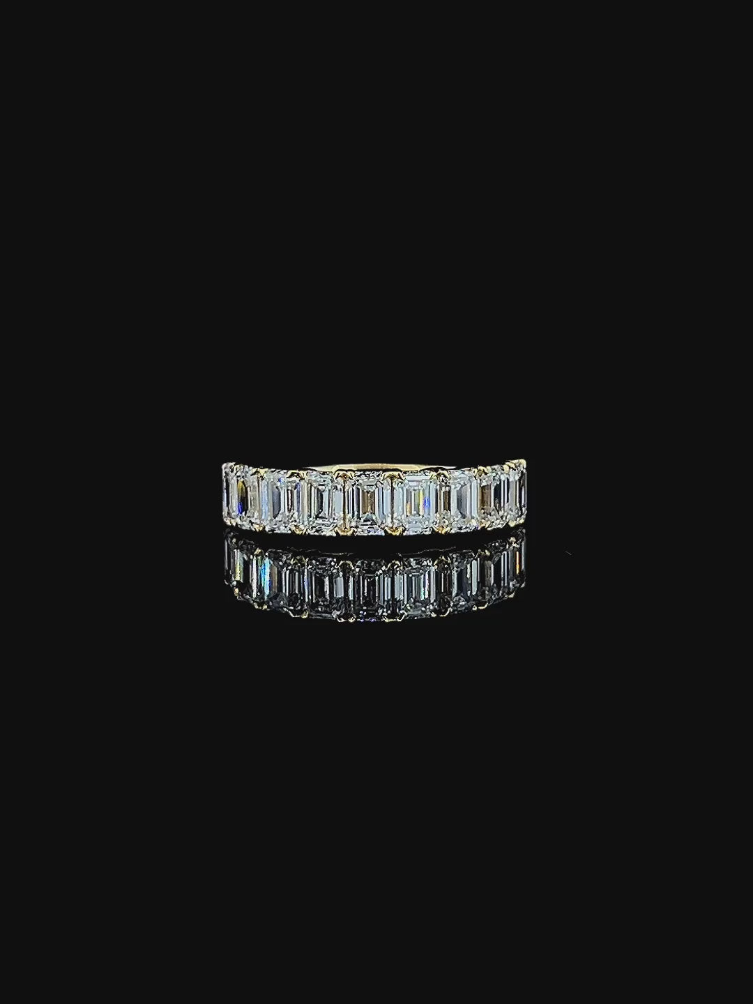 Lab grown diamond 7 stone rings