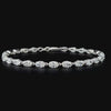 Lab grown diamond cuff bracelet