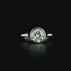 Lab grown diamond bezel rings