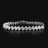 Lab grown diamond fancy shape bracelet